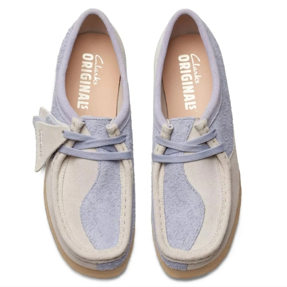 Clarks wallabee Grey/Cloud Grey Combi - Picture 1 of 4
